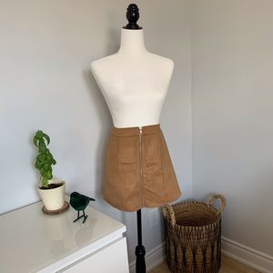 Front zip skirt!